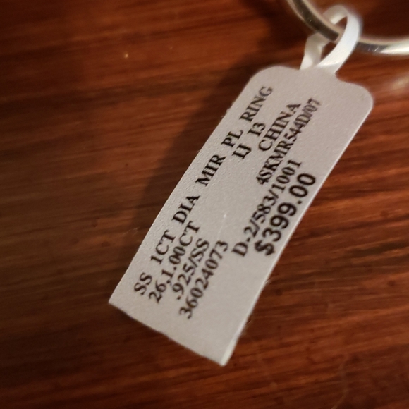 Diamond Mirage Ring sz 7 - Picture 3 of 8